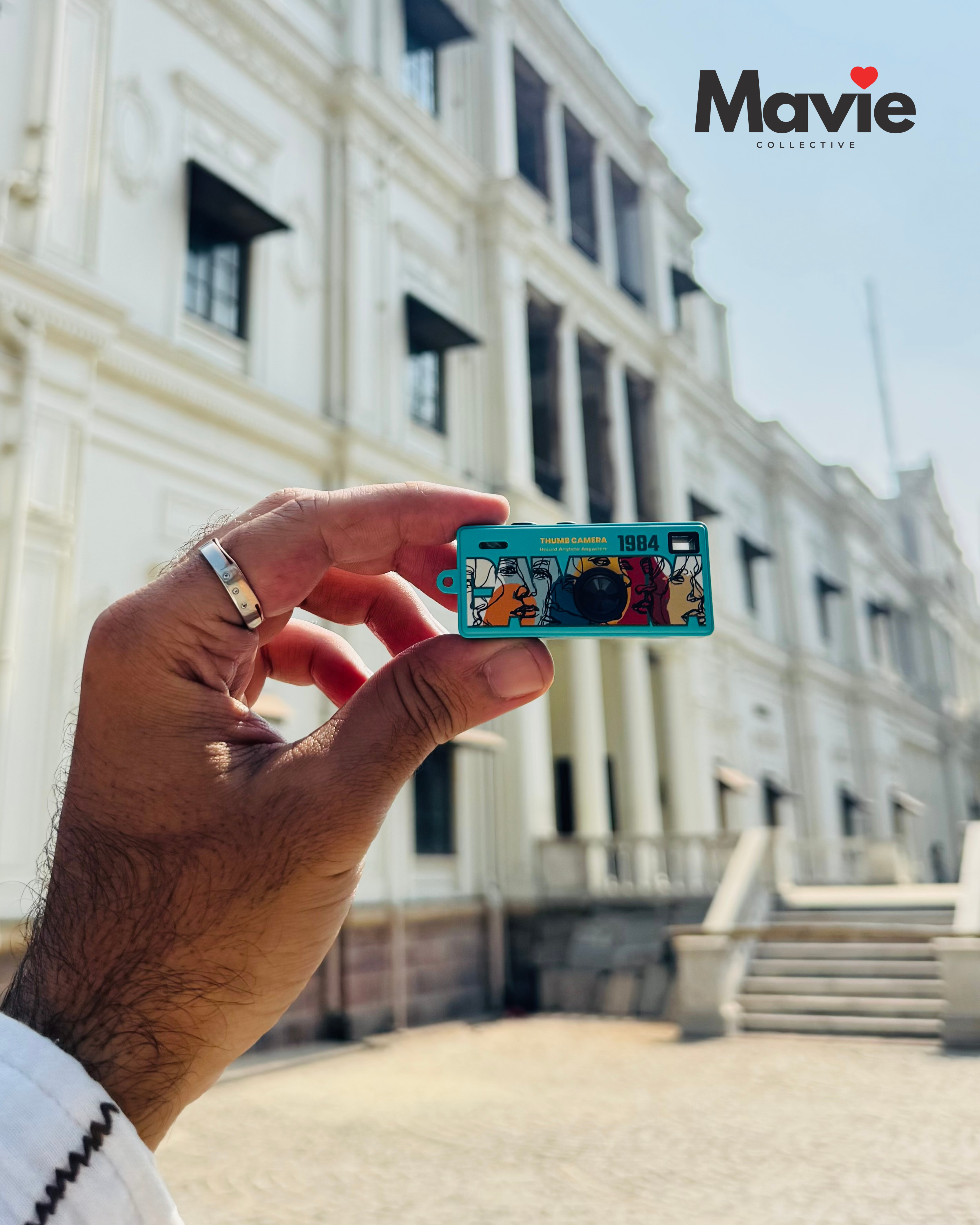 Mavie Retro Mini Digital Thumb Camera | The Perfect Rakhi Gift for Brothers & Sisters | 1080P Pocket Camera with LCD Screen