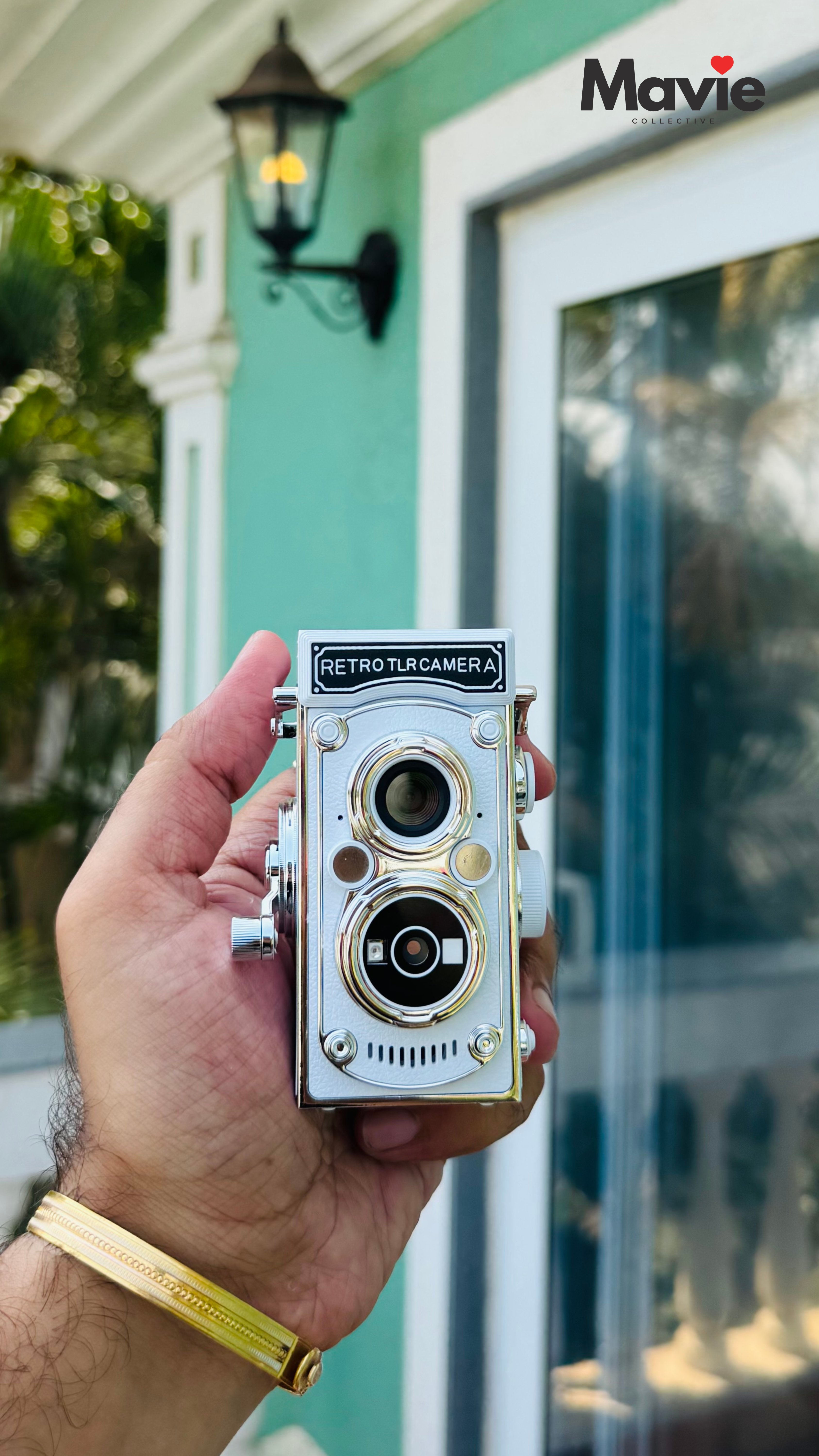 Mavie Vintage Mini Digital Camera hero video showing the vintage camera design and lifestyle experience